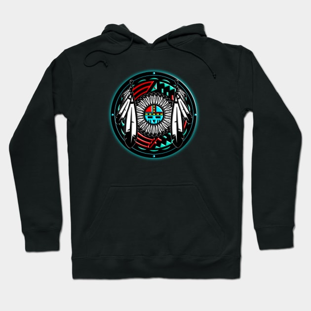 HOPI SUN 8 Hoodie by GardenOfNightmares